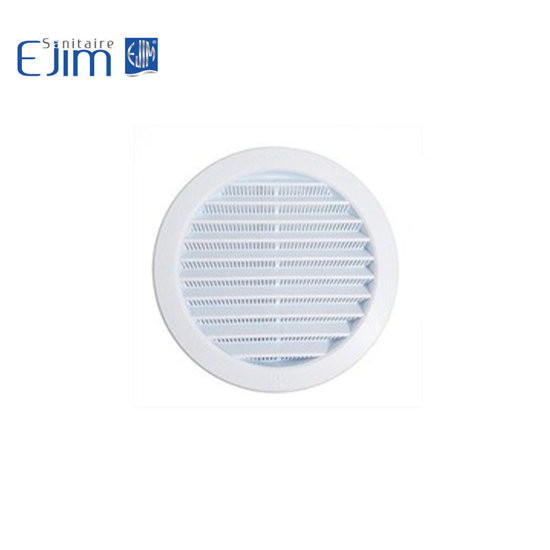 GRILLE D'AERATION ENCASTRE ROND DIAMETRE 100