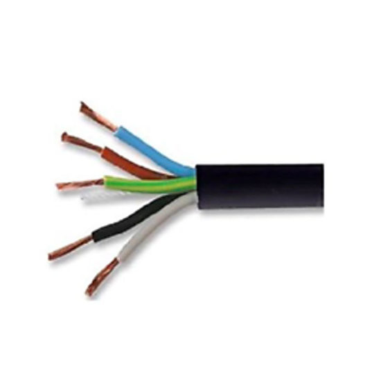 CABLE SOUPLE 5*2.5 MM NOIR 1M
