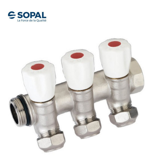 COLLECTEUR INCLINE 3/4" 3 VOIX DE SOPAL