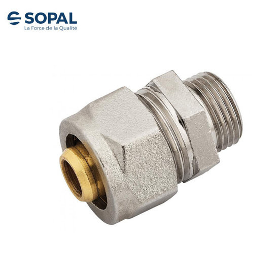 RACCORD 3/4" M PEX16 A VISSER DE SOPAL